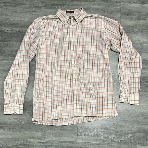 Yves Saint Laurent Plaid Men's Shirt Size Large - Picture 1 of 7